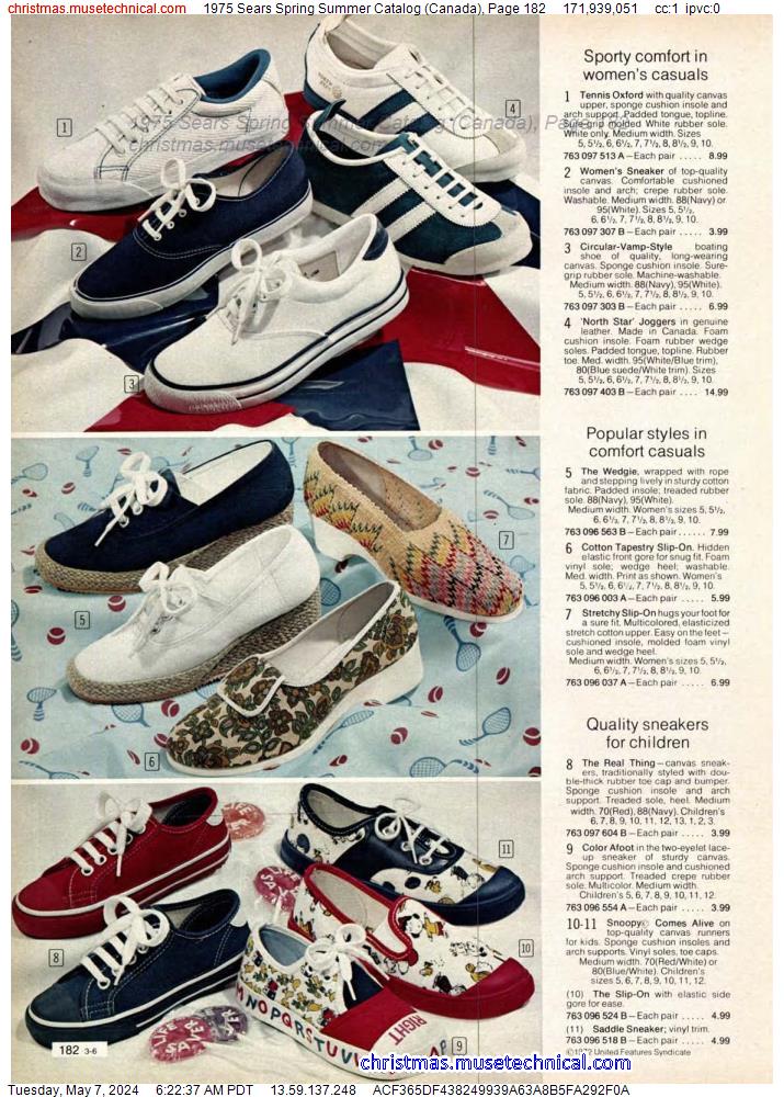 1975 Sears Spring Summer Catalog (Canada), Page 182