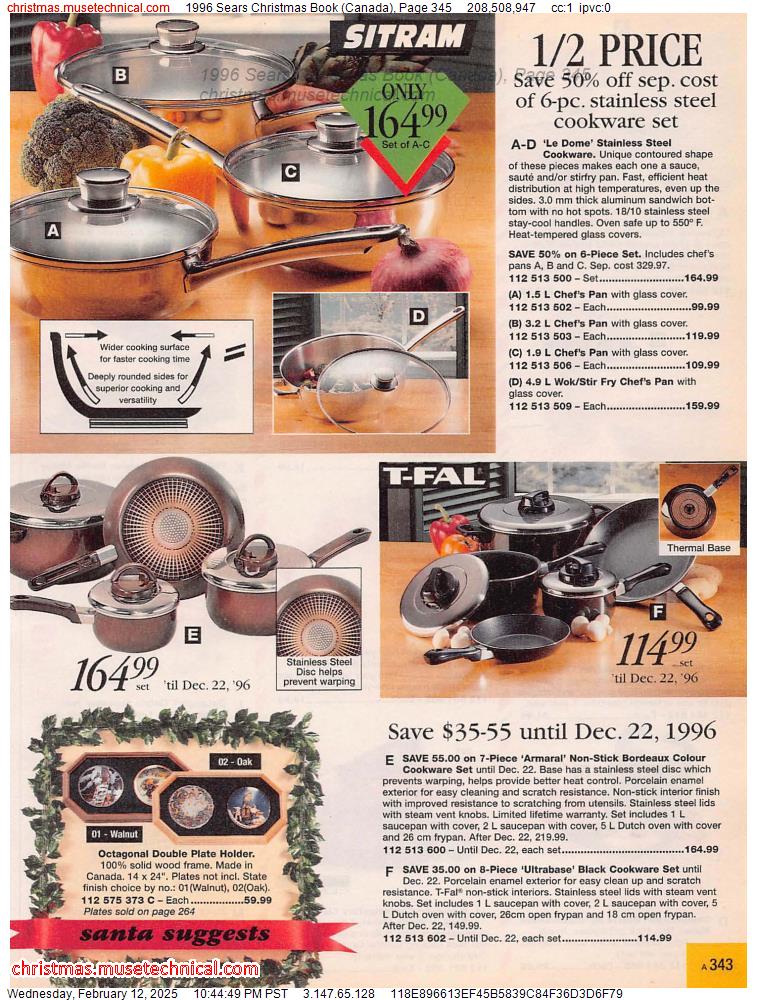 1996 Sears Christmas Book (Canada), Page 345