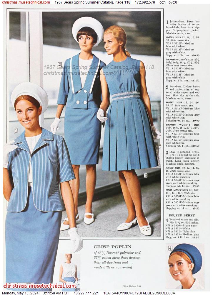 1967 Sears Spring Summer Catalog, Page 118