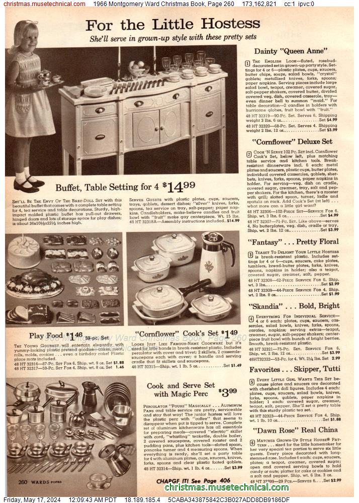 1966 Montgomery Ward Christmas Book, Page 260