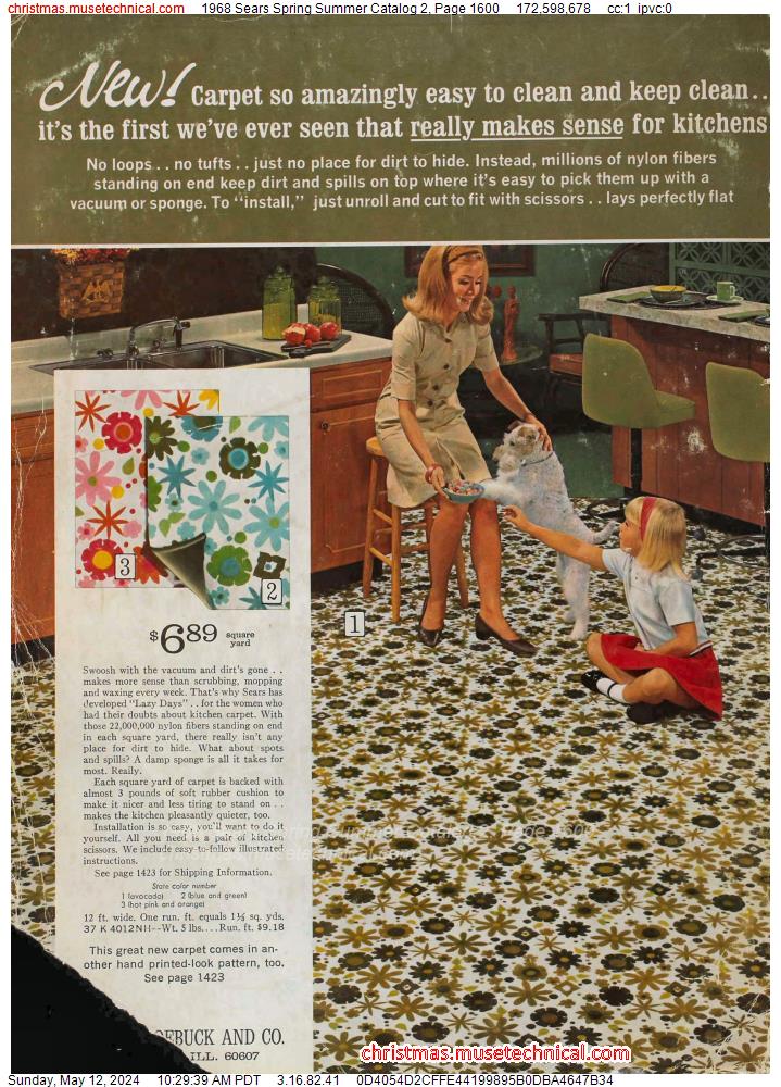1968 Sears Spring Summer Catalog 2, Page 1600