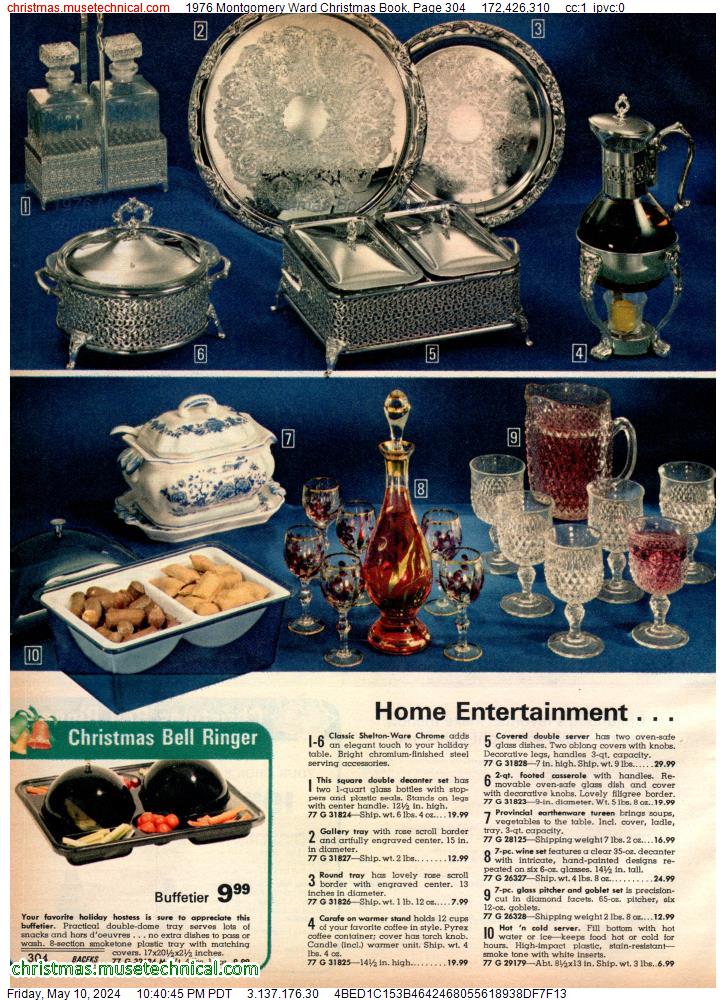 1976 Montgomery Ward Christmas Book, Page 304