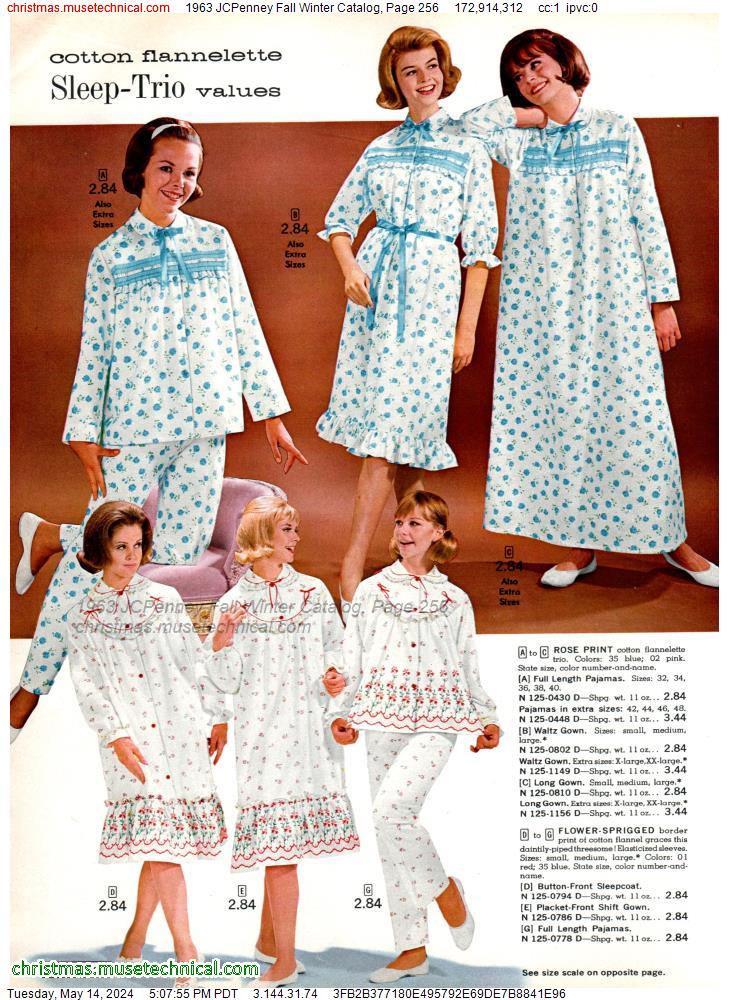 1963 JCPenney Fall Winter Catalog, Page 256