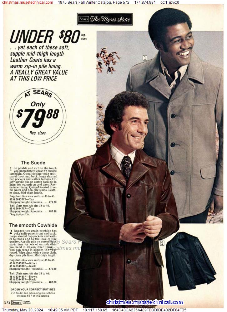 1975 Sears Fall Winter Catalog, Page 572