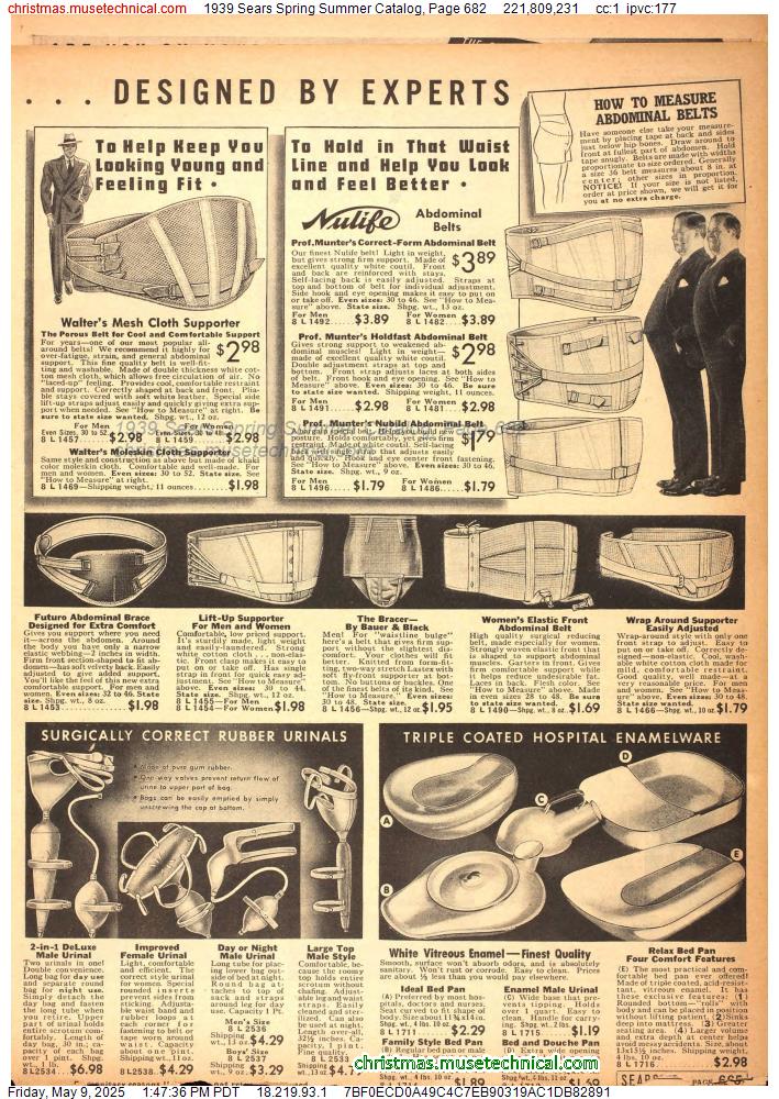 1939 Sears Spring Summer Catalog, Page 682