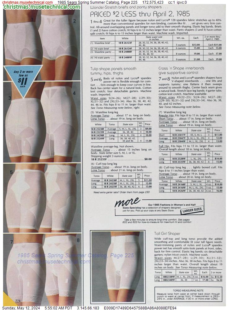1985 Sears Spring Summer Catalog, Page 225