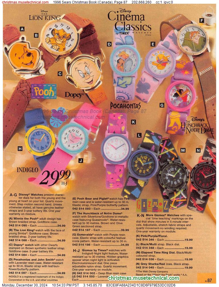 1996 Sears Christmas Book (Canada), Page 87