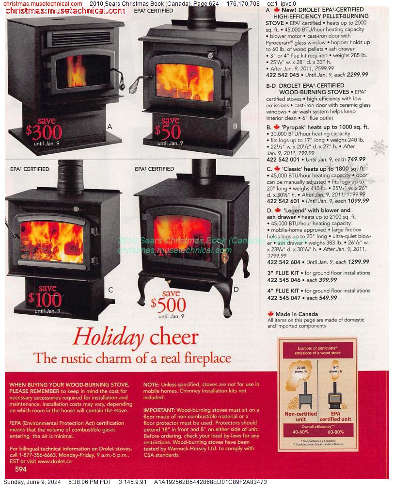 2010 Sears Christmas Book (Canada), Page 624