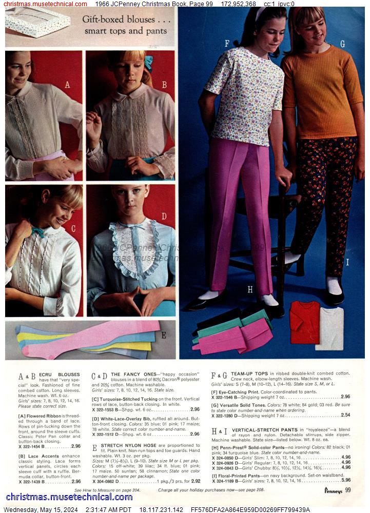 1966 JCPenney Christmas Book, Page 99
