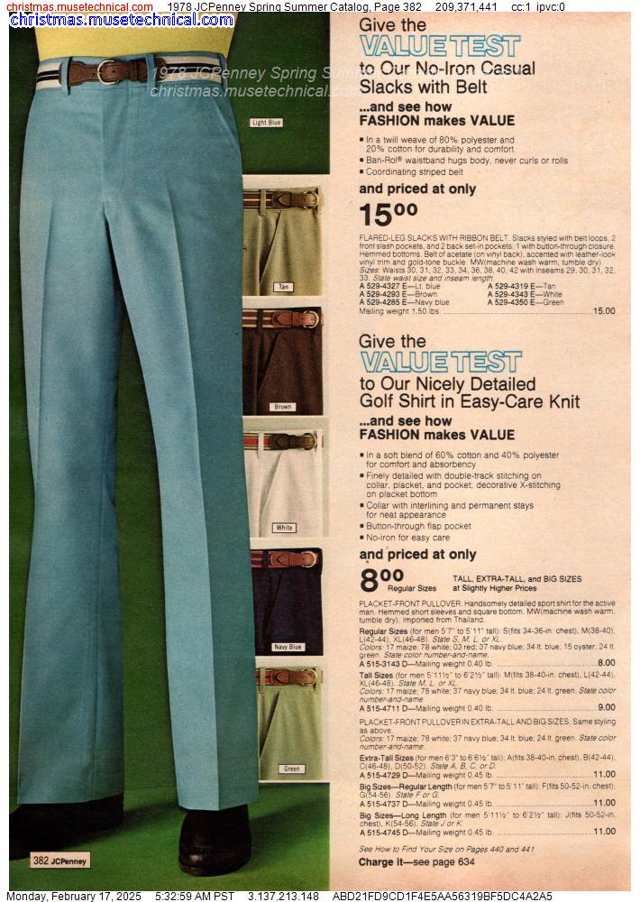 1978 JCPenney Spring Summer Catalog, Page 382