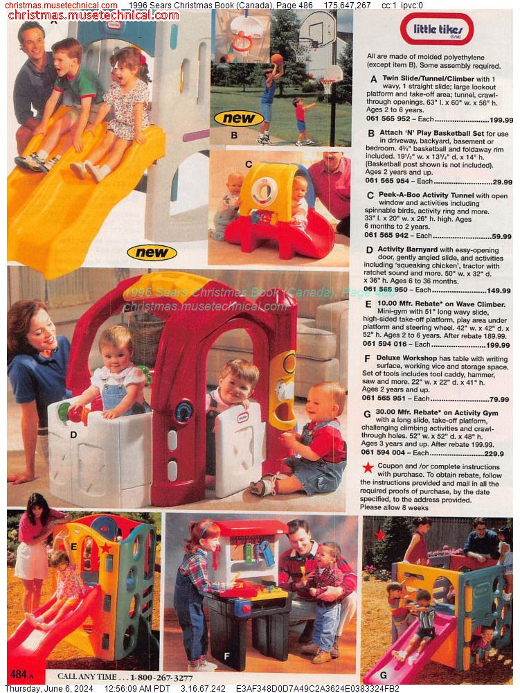 1996 Sears Christmas Book (Canada), Page 486