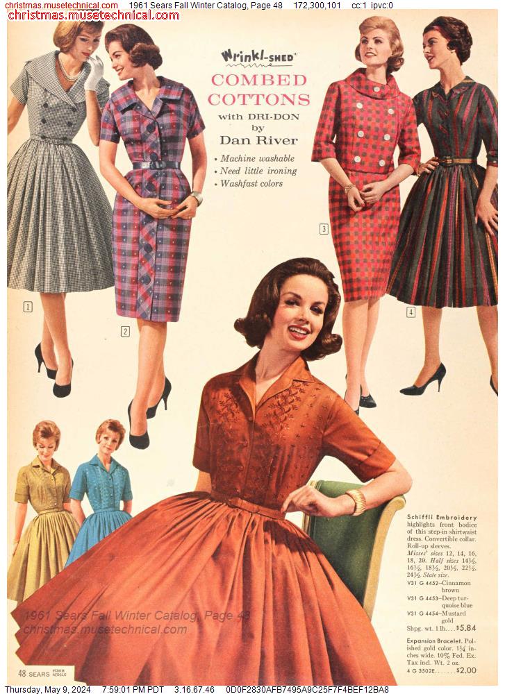 1961 Sears Fall Winter Catalog, Page 48