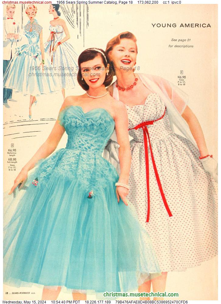1956 Sears Spring Summer Catalog, Page 18