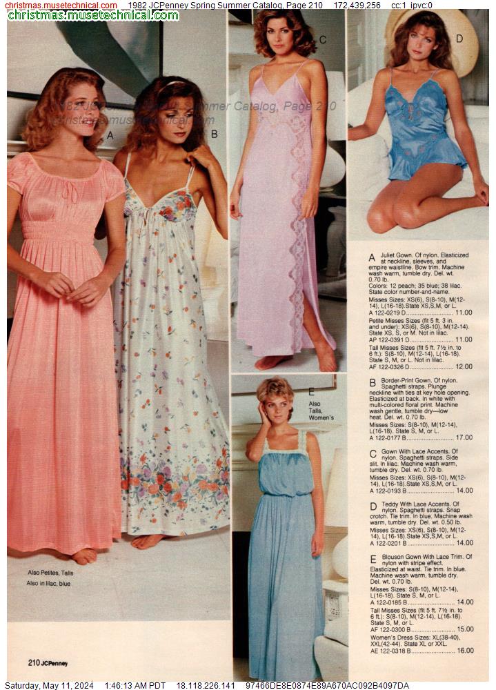 1982 JCPenney Spring Summer Catalog, Page 210