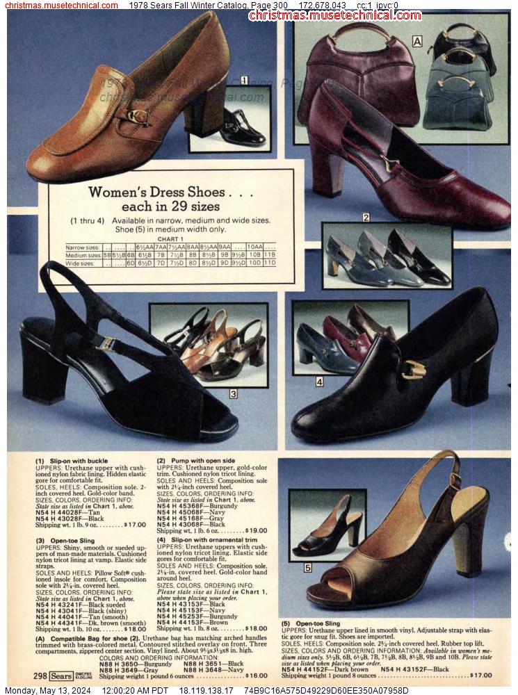 1978 Sears Fall Winter Catalog, Page 300