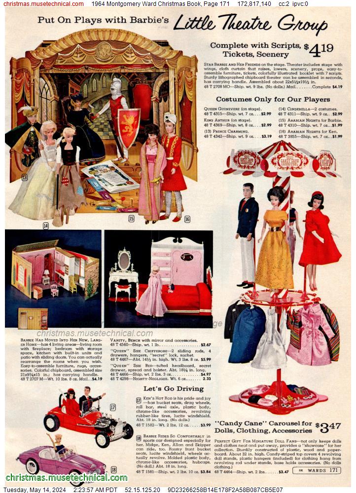 1964 Montgomery Ward Christmas Book, Page 171
