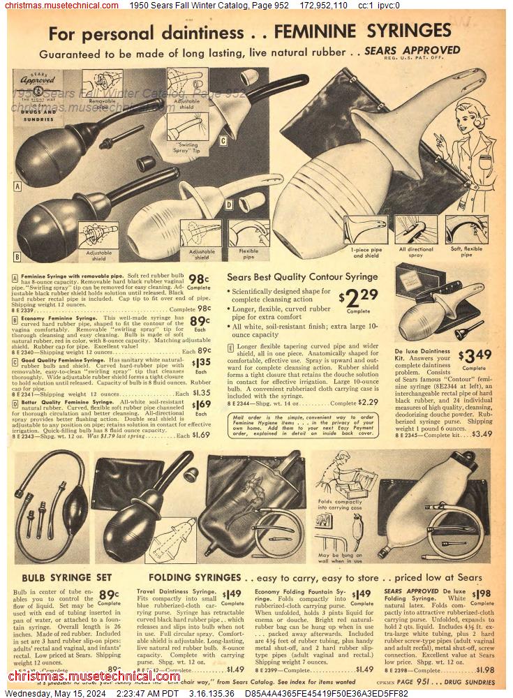 1950 Sears Fall Winter Catalog, Page 952
