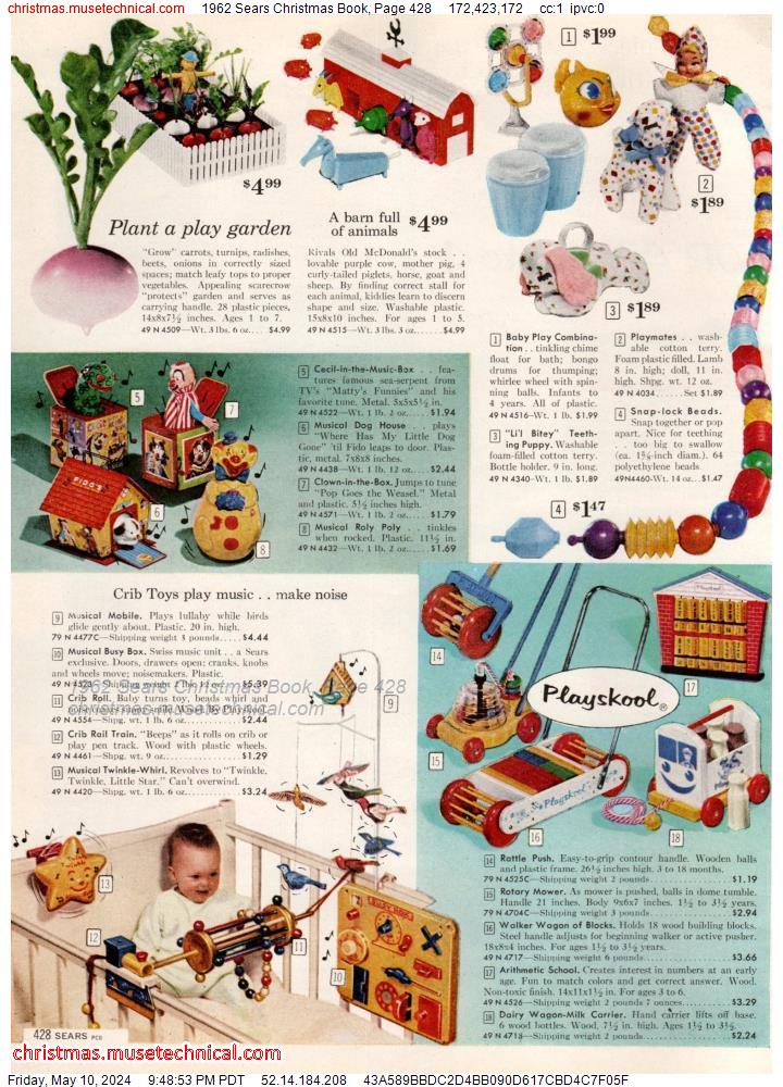 1962 Sears Christmas Book, Page 428