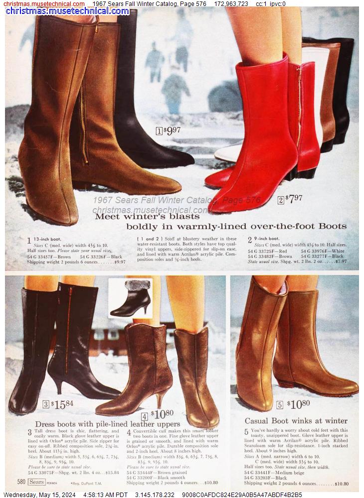 1967 Sears Fall Winter Catalog, Page 576