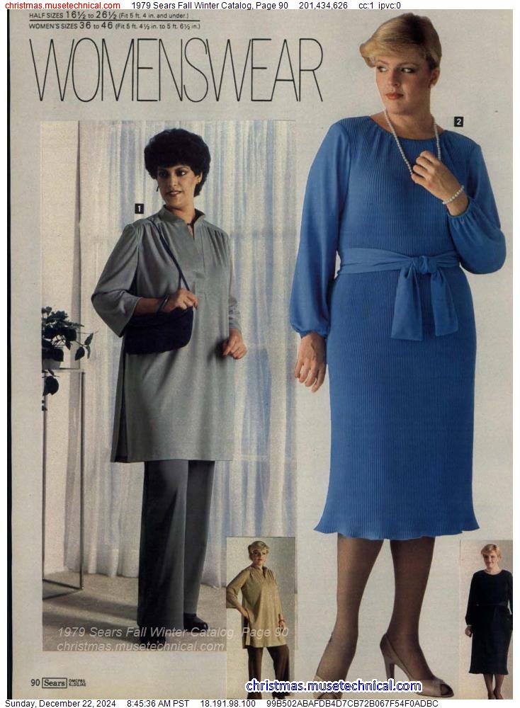 1979 Sears Fall Winter Catalog, Page 90