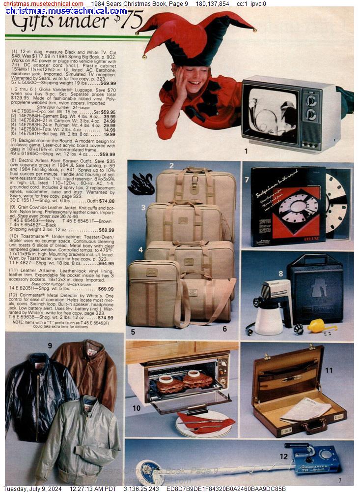 1984 Sears Christmas Book, Page 9