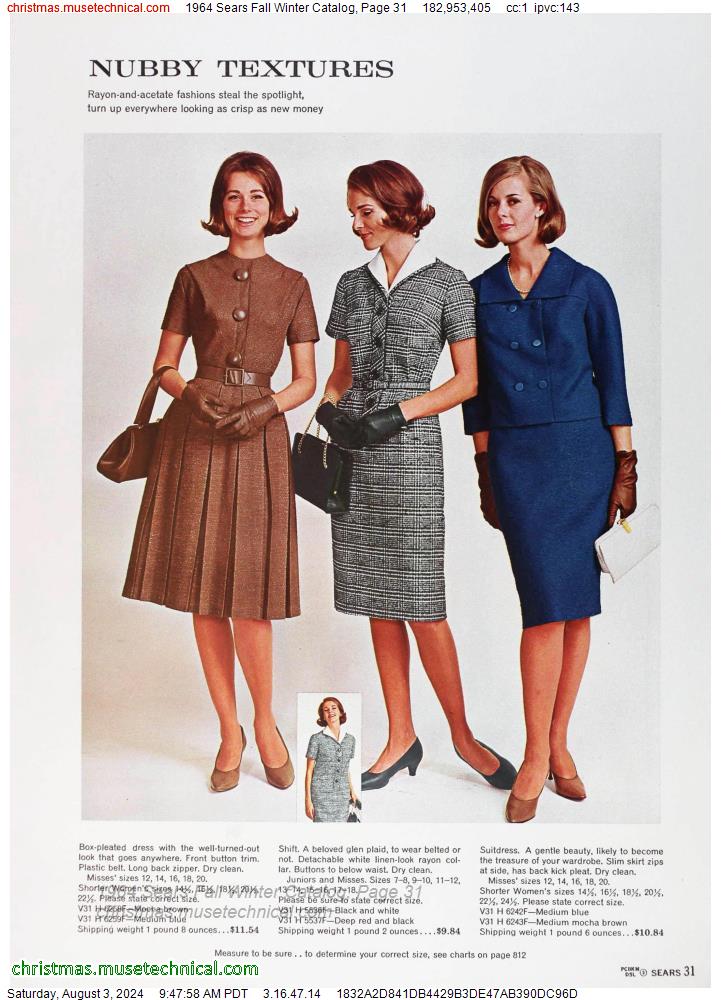 1964 Sears Fall Winter Catalog, Page 31