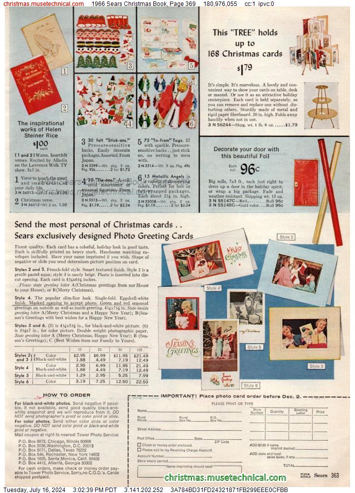 1966 Sears Christmas Book, Page 369