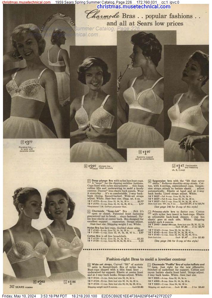 1959 Sears Spring Summer Catalog, Page 226
