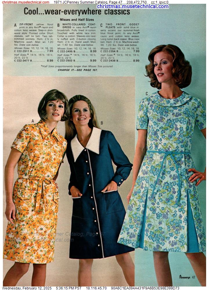 1971 JCPenney Summer Catalog, Page 47