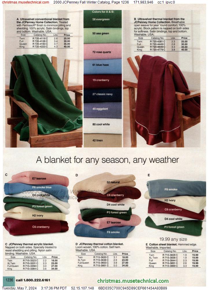 2000 JCPenney Fall Winter Catalog, Page 1236