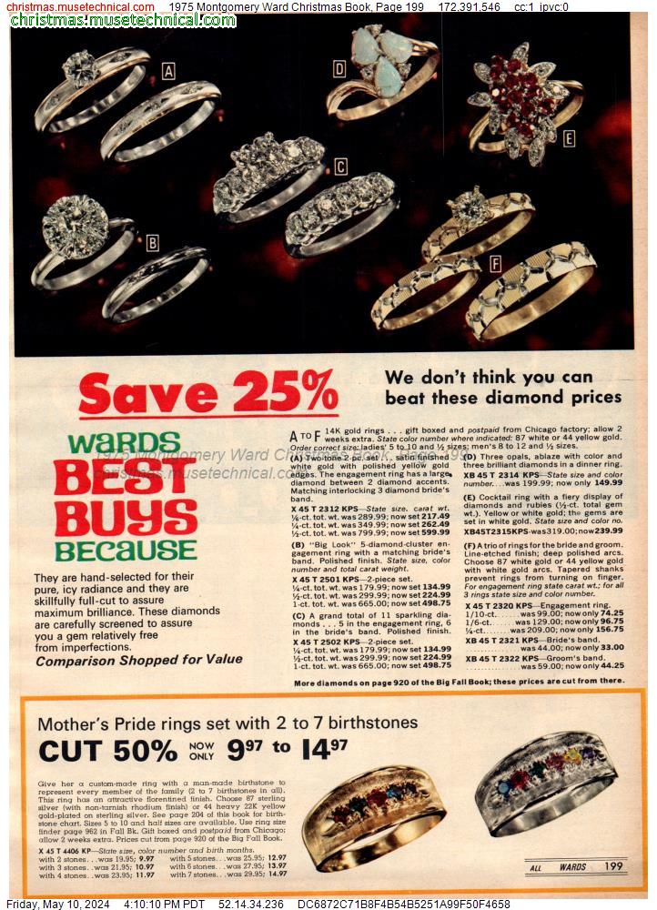 1975 Montgomery Ward Christmas Book, Page 199