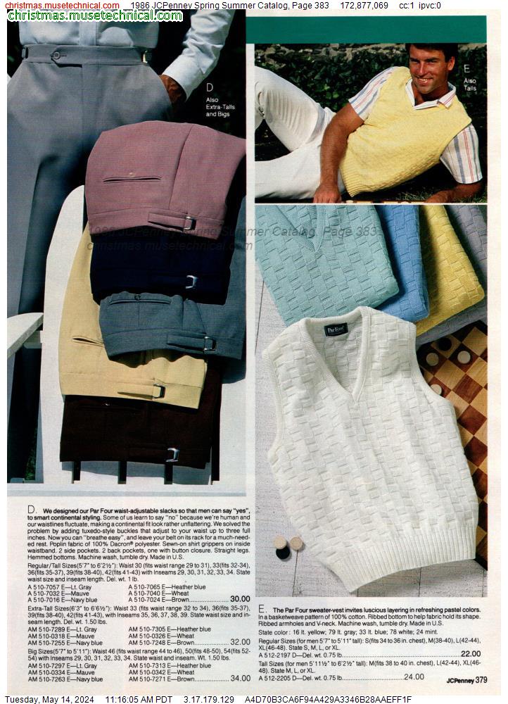 1986 JCPenney Spring Summer Catalog, Page 383