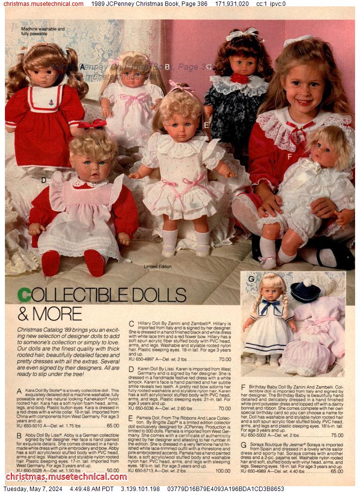 1989 JCPenney Christmas Book, Page 386