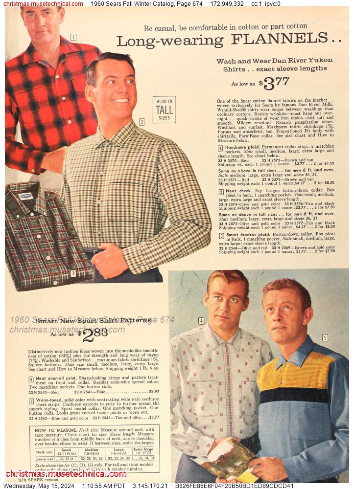 1960 Sears Fall Winter Catalog, Page 674