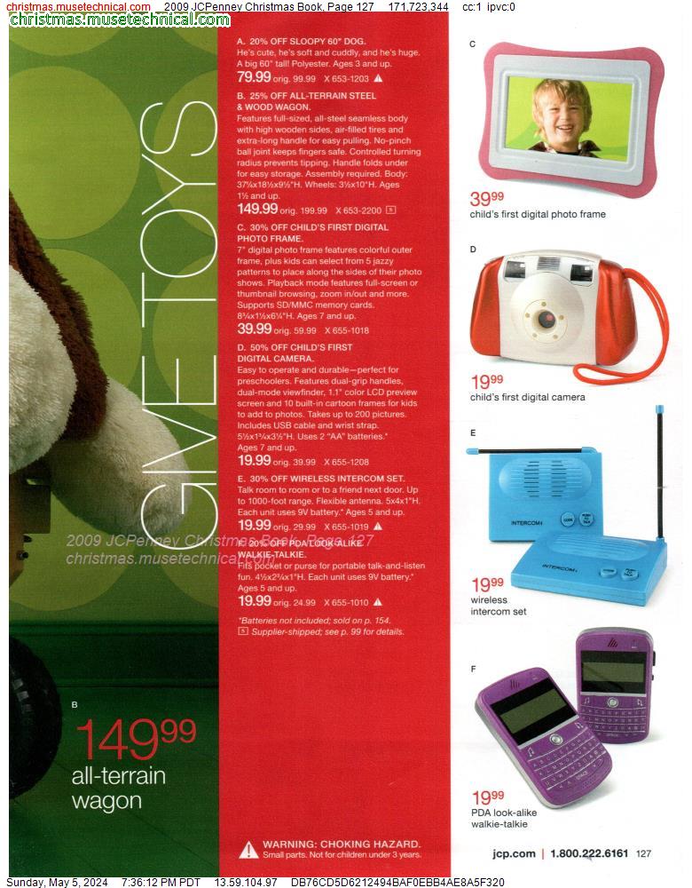 2009 JCPenney Christmas Book, Page 127