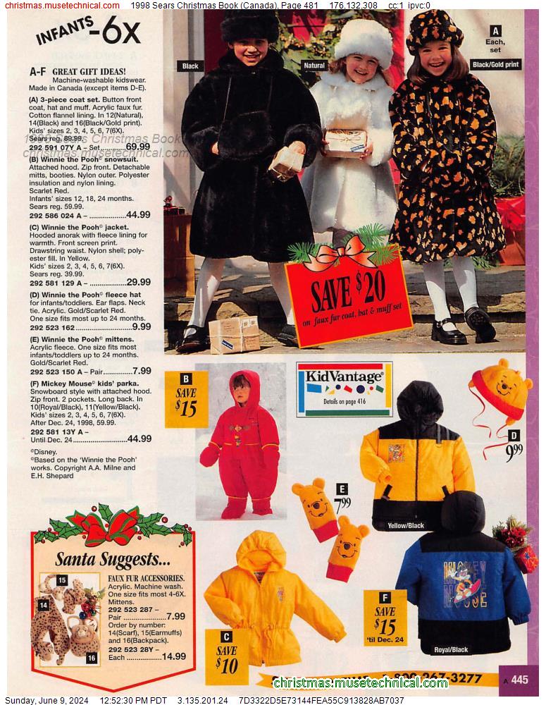 1998 Sears Christmas Book (Canada), Page 481