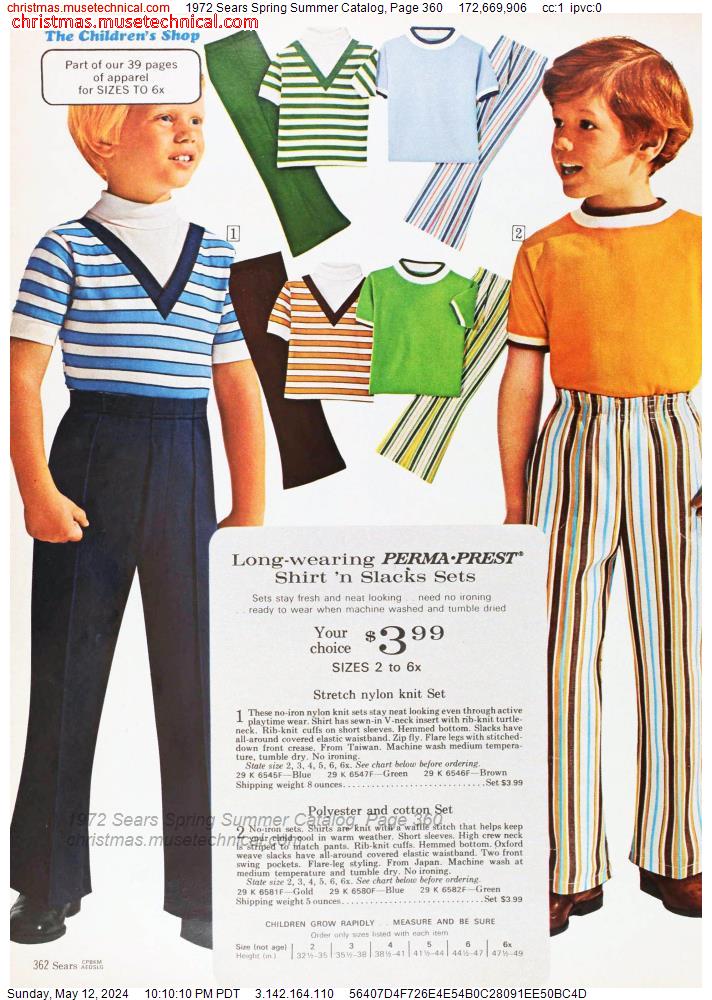 1972 Sears Spring Summer Catalog, Page 360