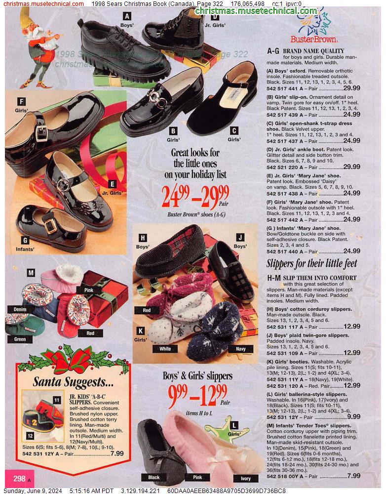 1998 Sears Christmas Book (Canada), Page 322
