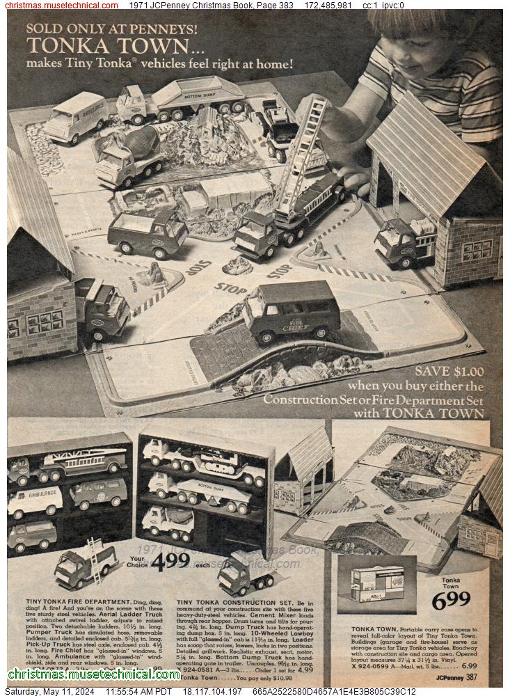 1971 JCPenney Christmas Book, Page 383