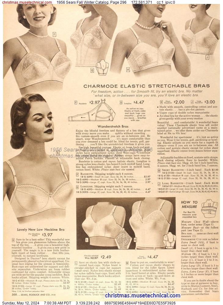 1956 Sears Fall Winter Catalog, Page 296