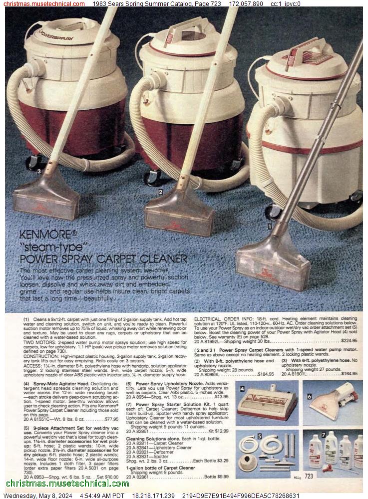 1983 Sears Spring Summer Catalog, Page 723