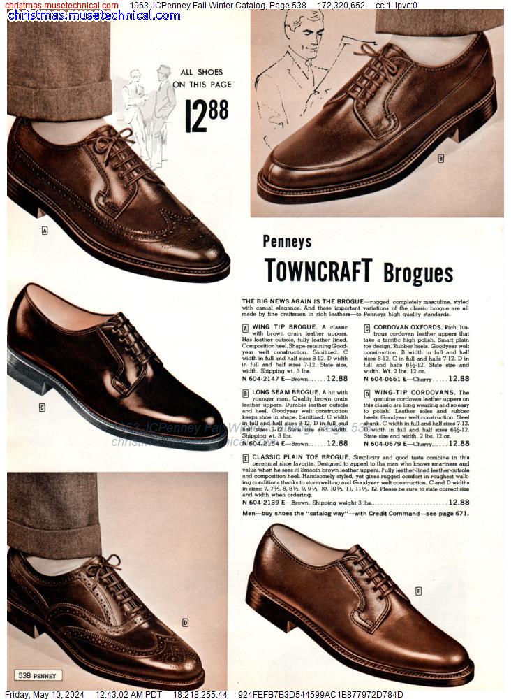 1963 JCPenney Fall Winter Catalog, Page 538
