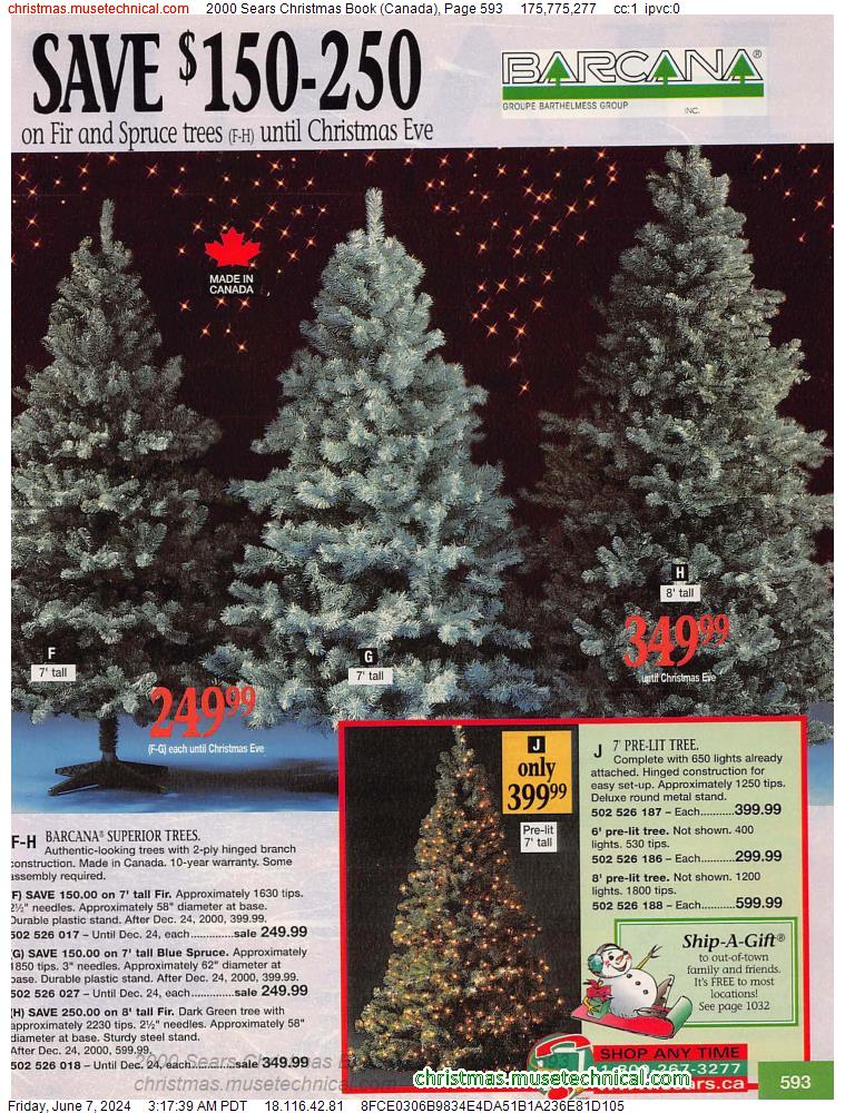 2000 Sears Christmas Book (Canada), Page 593