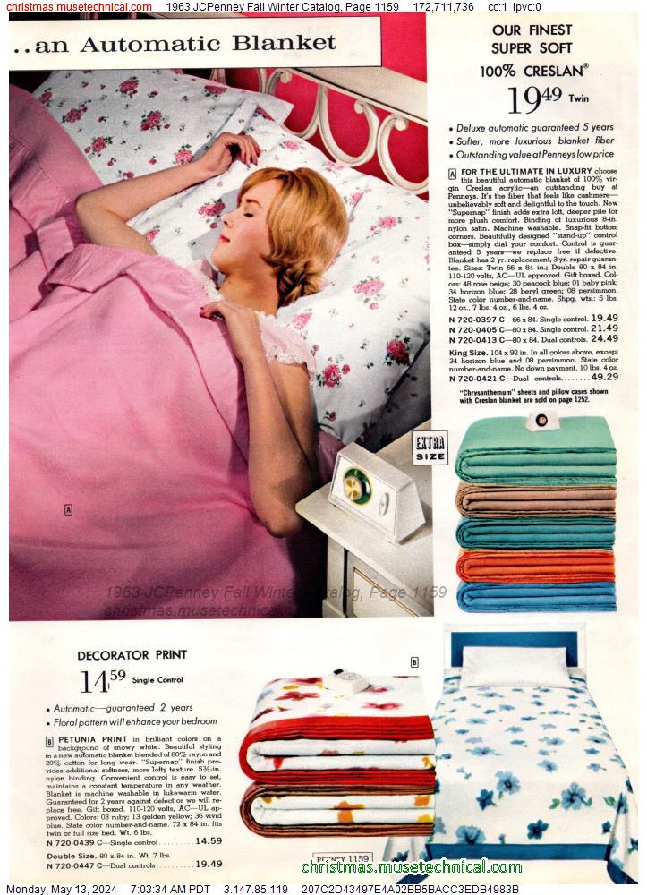 1963 JCPenney Fall Winter Catalog, Page 1159