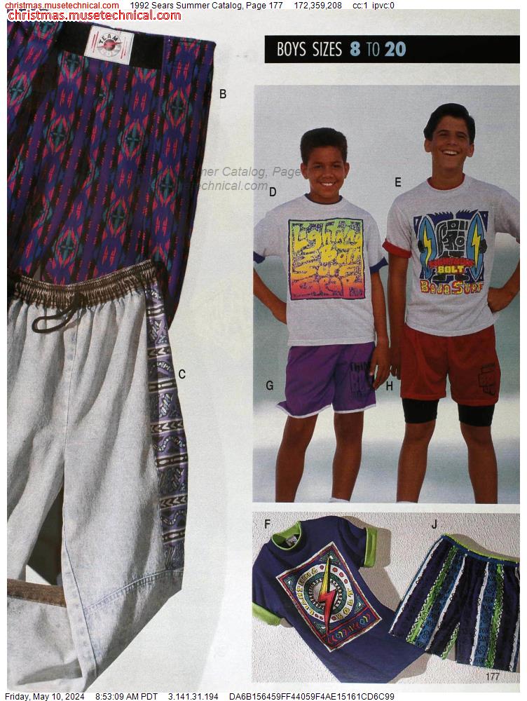 1992 Sears Summer Catalog, Page 177