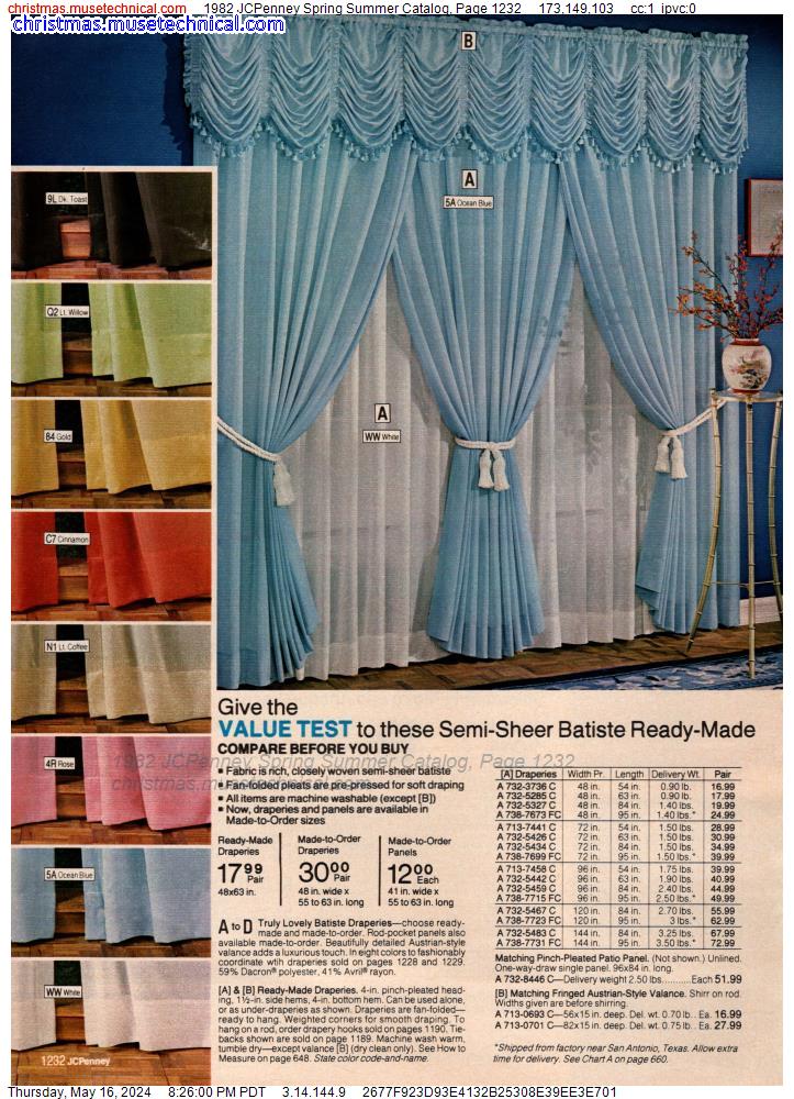 1982 JCPenney Spring Summer Catalog, Page 1232
