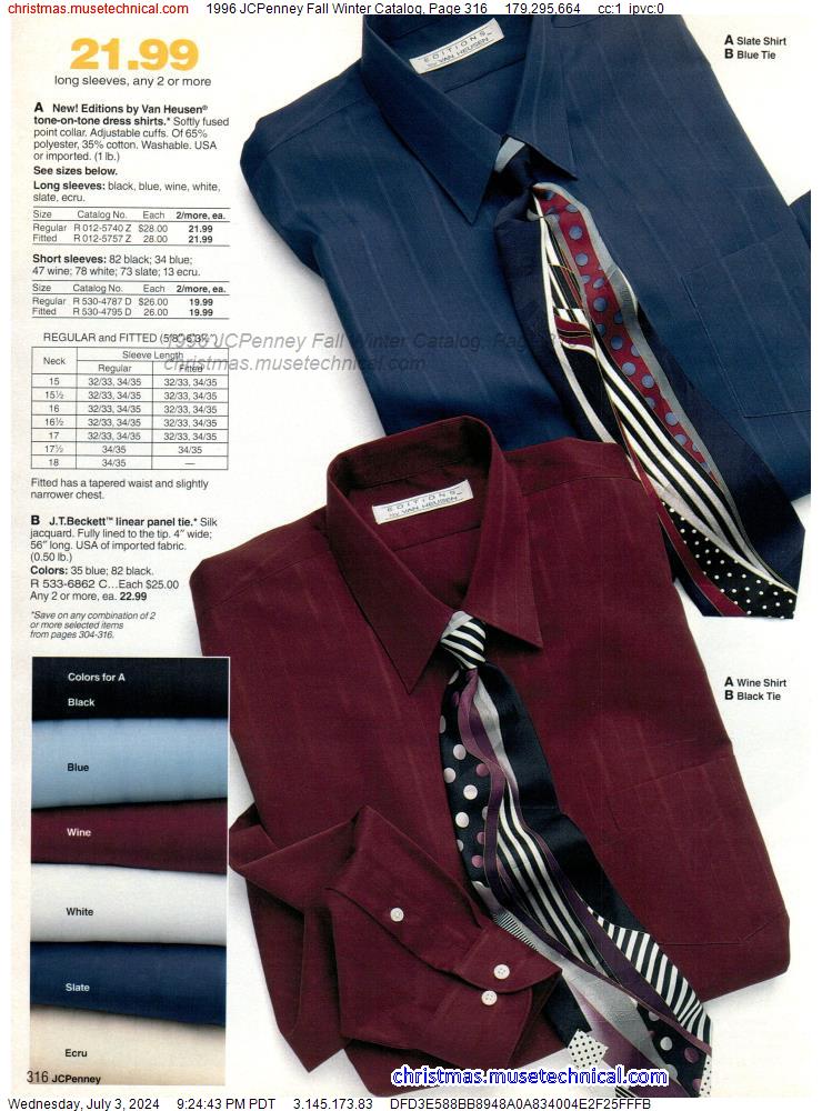 1996 JCPenney Fall Winter Catalog, Page 316
