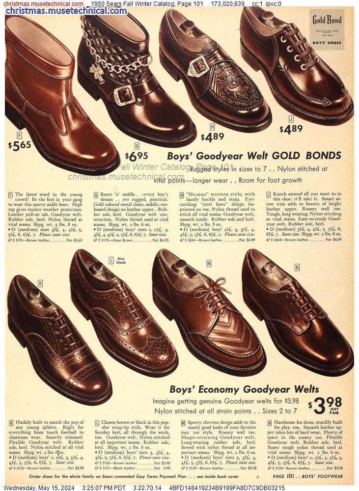 1950 Sears Fall Winter Catalog, Page 101