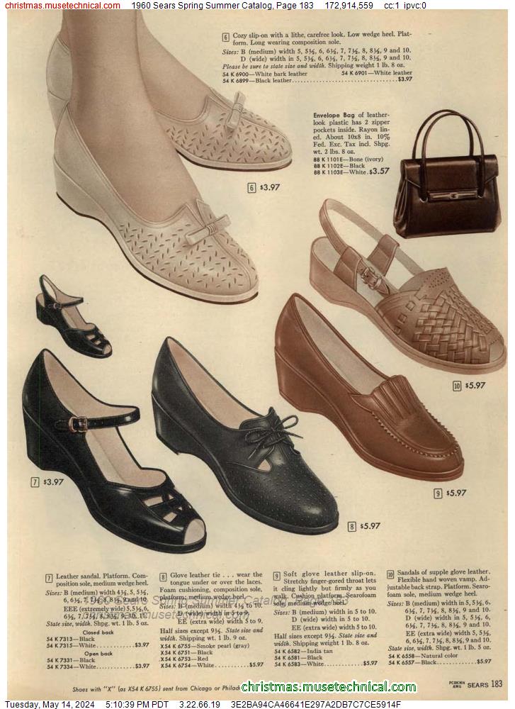 1960 Sears Spring Summer Catalog, Page 183
