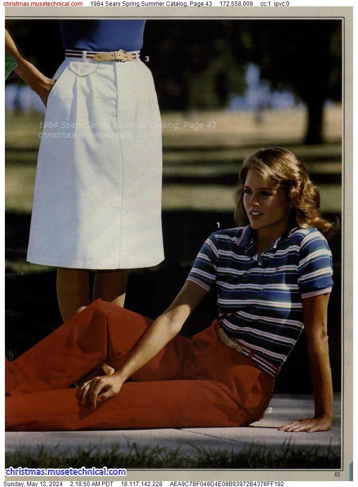 1984 Sears Spring Summer Catalog, Page 43